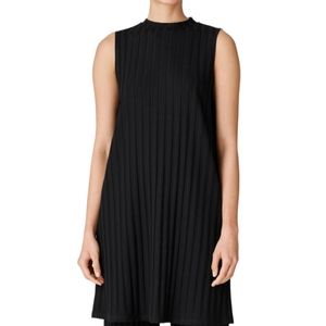 Eileen fisher stretch jersey mock neck dress